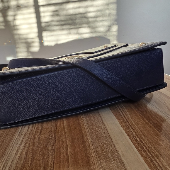 Jorge Bischoff Denim Blue Women's Shoulder Bag - Picture 11 of 13